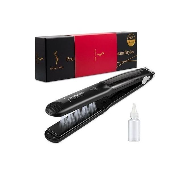 Hair steamer flat iron hot sale