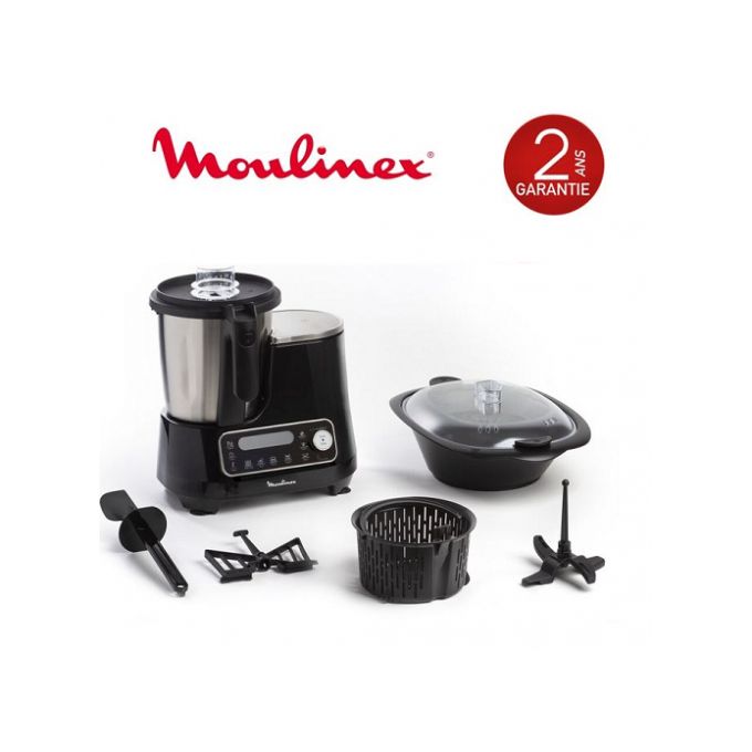 MOULINEX Robot cuiseur HF456810 - Noir pas cher 