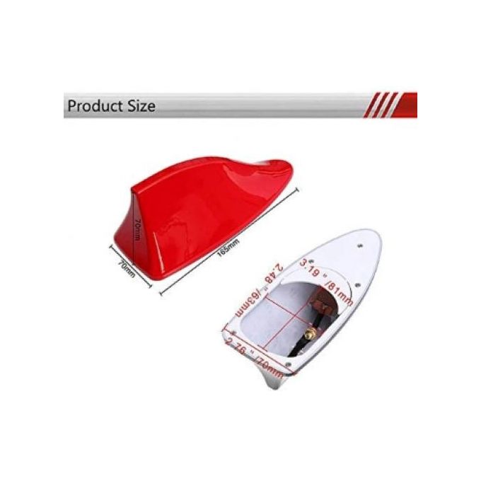 Generic Antenne de requin modification d'antenne de queue sur toit de  voiture d'antenne d'aileron de requin de voiture à prix pas cher