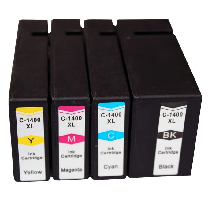 Generic Pack Cartouche d'encre PGI-1400 BK + C + M + Y Pour les ...