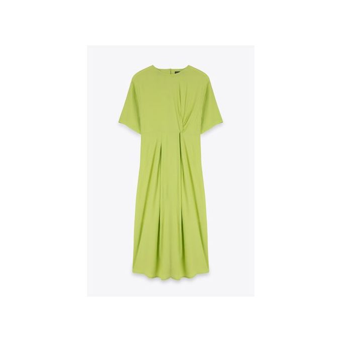 Marwa Robe Avec Noeud - vert