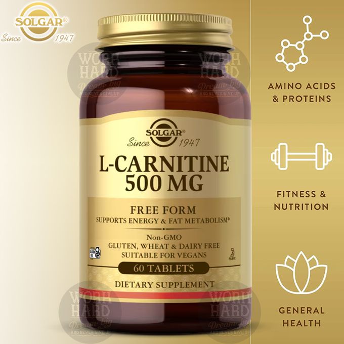 l carnitine solgar avis Solgar, L-Carnitine, Free Form, 60 Tablets (500 mg per Tablet) Description L L-Carnitine QNT 90 Caps
