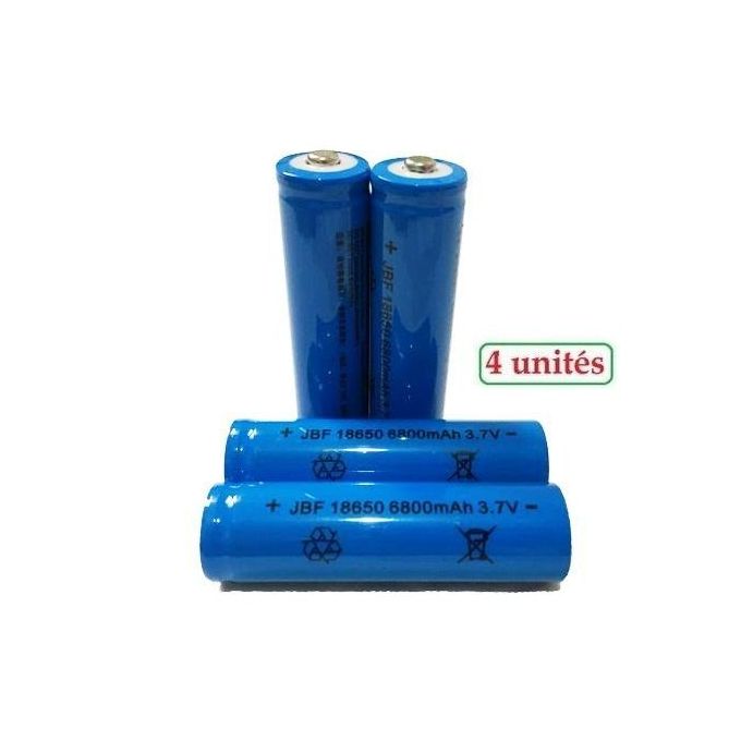 Generic Usb Chargeur Batterie Li-Ion 4.2v 2A + 2 Pile 18650 3.7v 6800 mah  sans Emballage à prix pas cher