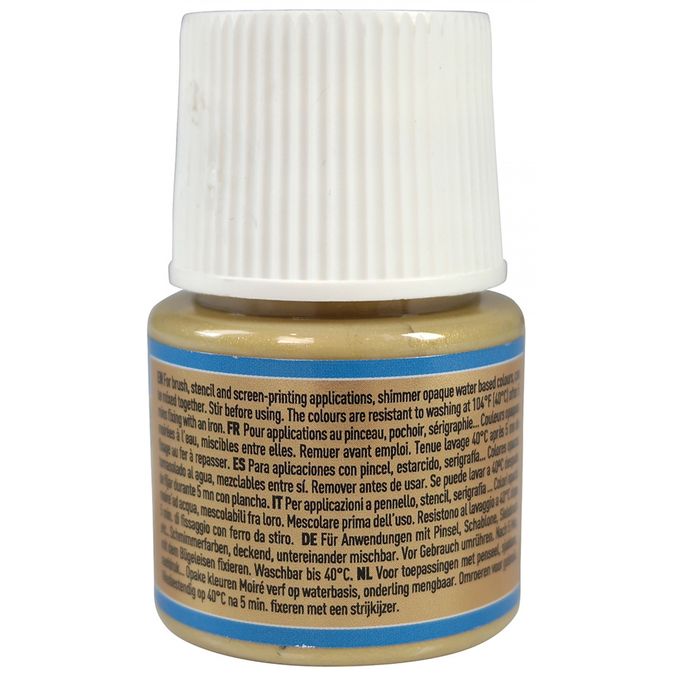 Pebeo PEINTURE TEXTILE SETACOLOR OPAQUE 45 ML - 45 OR à prix pas cher