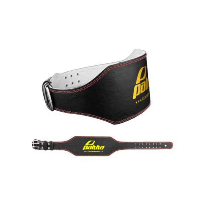 Compare Pakka Ceinture lombaire de musculation en cuir Price