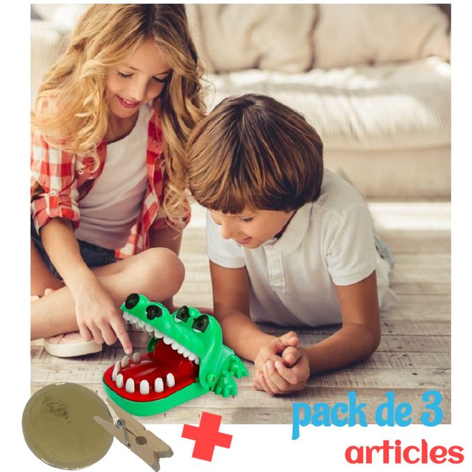 Bouche dentiste morsure doigt jouet grand Crocodile tirant des dents barre  jeux jouets enfants drôle jouet pour enfants cadeau, ✓ Meilleur prix au  Maroc et ailleurs