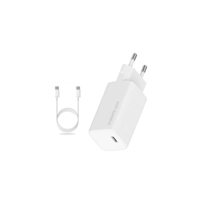 XIAOMI Chargeur Rapide 65W GaN Tech USB type-C pour Mac, Pc, et Smart Phone  à prix pas cher