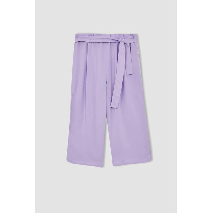 Defacto Girl Tie Waist Viscose Culottes