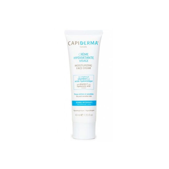 Crème Hydratante Visage 40ml - Vitamine C et Acide Hyaluronique