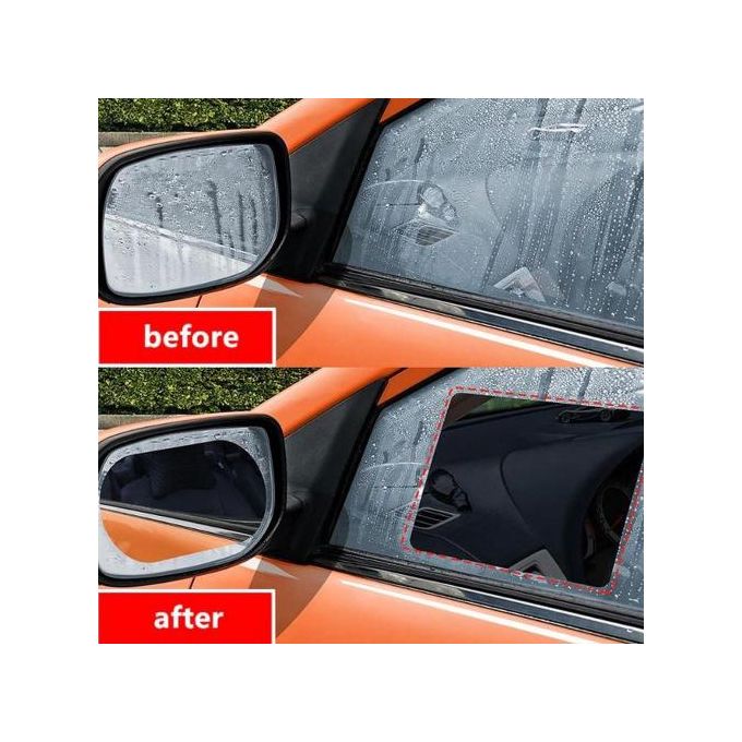Generic film anti-pluie et anti-buée voiture rétroviseur protecteur 2  pièces,175 mm*200 mm à prix pas cher
