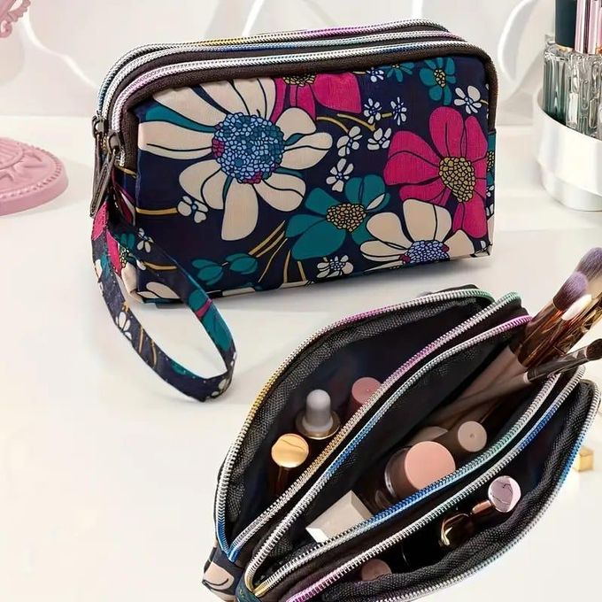 Generic Trousse de maquillage Porte monnaie long portefeuille pochette pour femmes a prix pas cher Jumia Maroc