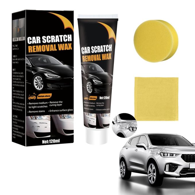 Crème Réparation Rayures Voiture 100ml - Efface Rayures Superficielles - Pour Toutes Les Couleurs De Peinture - 14