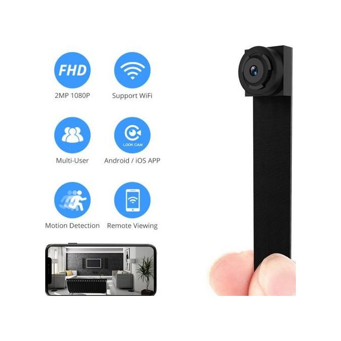 Mini Caméra Cachée HD 1080P IP/Wifi Caméra Espion