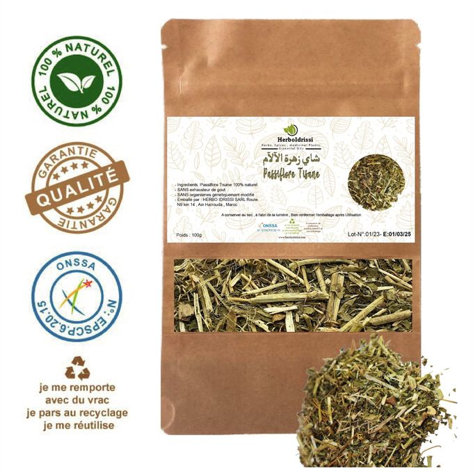 Tisane Prémélangée De Passiflore En Sachet De 100G