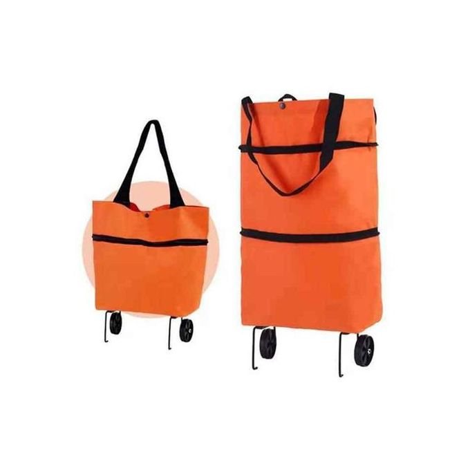 Generic Chariot De course pliable & sac de courses et supermarché