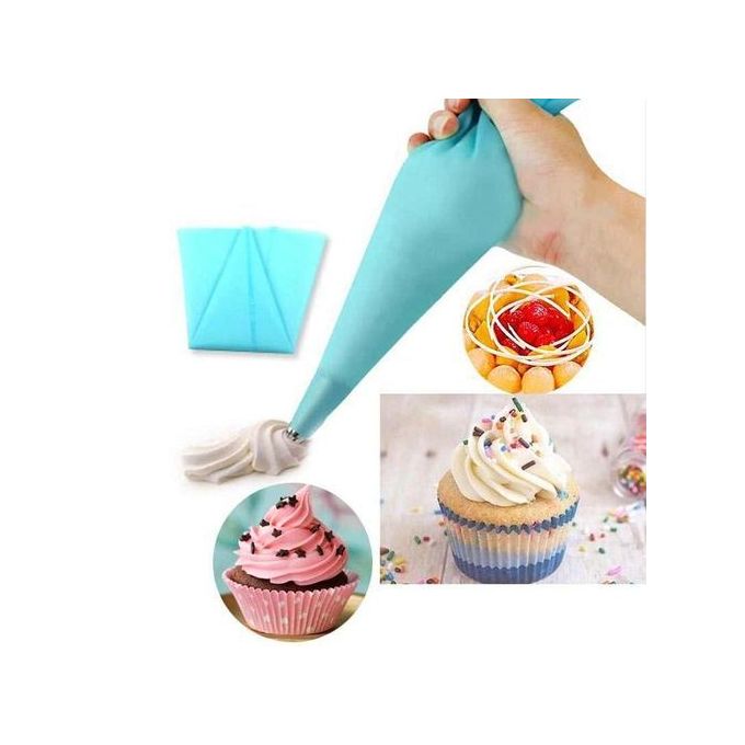 Generic Poche à Douille Professionnelle, 5 Douilles Pâtisserie // Kit pour  Décoration de Gâteaux // كيس احترافي لتزيين الكيك مع 5 فوهات // مجموعة  لتزيين الكيك و الكب كيك