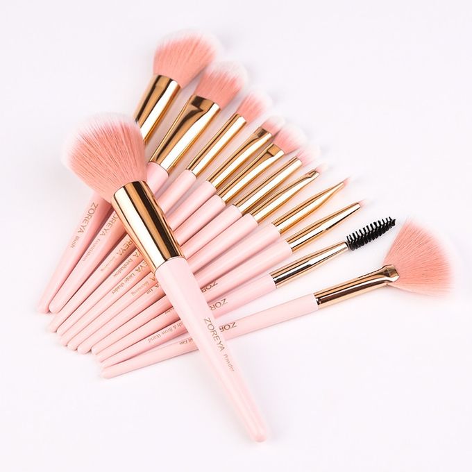 Zoreya kit professionnel 12 pinceaux de maquillage - Poils Synthétiques ...