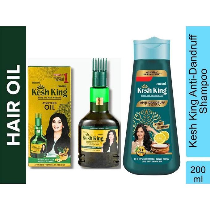 Huile Capillaire Ayurvédique Emami Kesh King – Pour Croissance Et Réparation Des Cheveux – 50 Ml