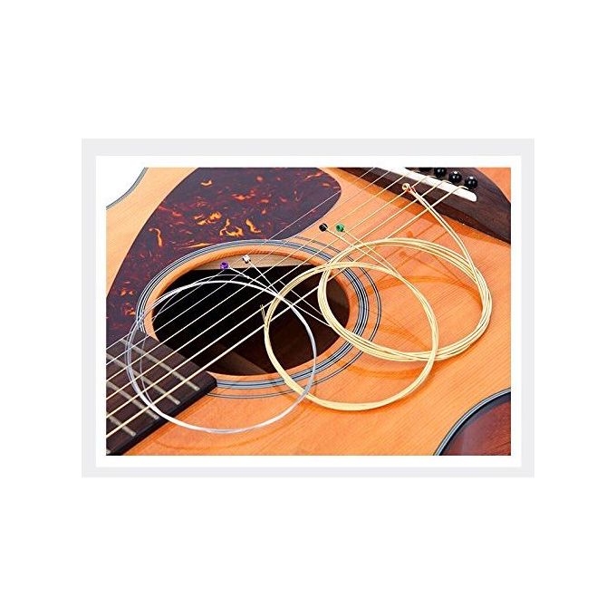 D'Addario Cordes Guitare Acoustique | Corde Guitare Folk | EZ890 | Cordes  en bronze pour guitare acoustique | Bronze 85/15 | Super Light 9-45