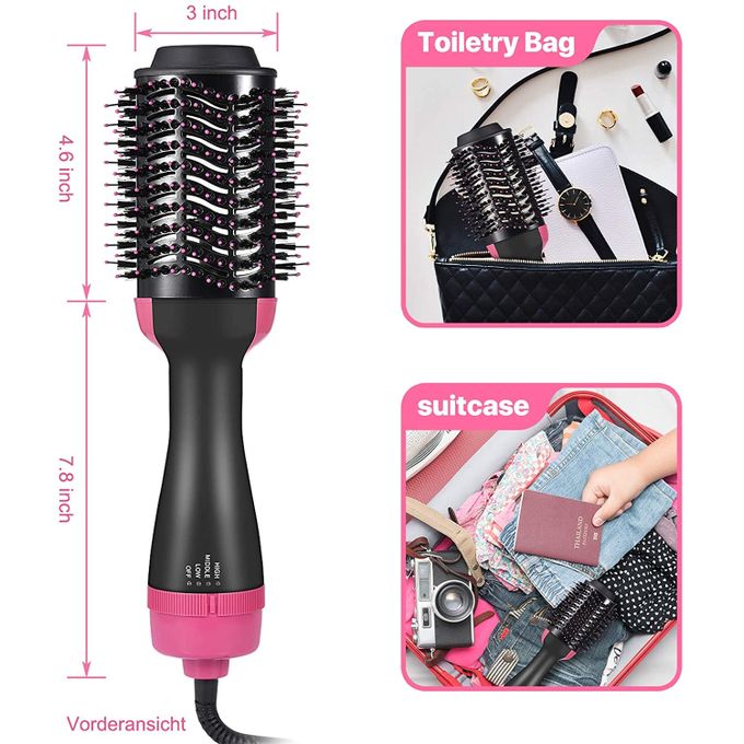 One step brosse soufflante,brosse sèche-cheveux electrique,brosse