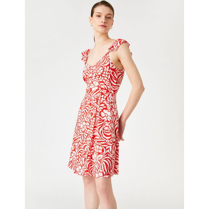 Compare Koton Robes Femme Rouge Price