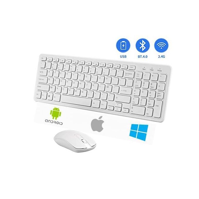 Generic Clavier et souris Bluetooth sans fil à prix pas cher