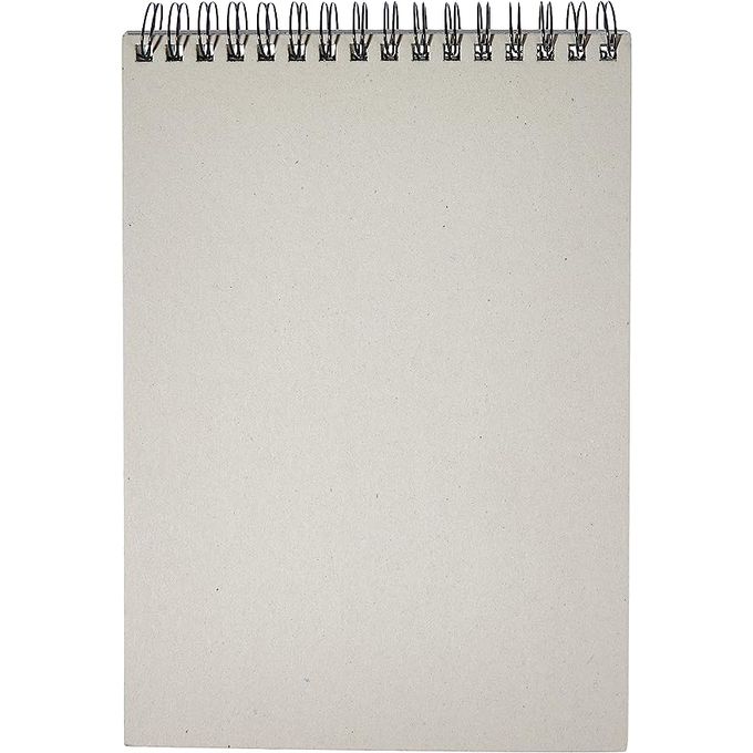 Bloc de papier xl recyclé blanc spiralé 50 feuilles 160g