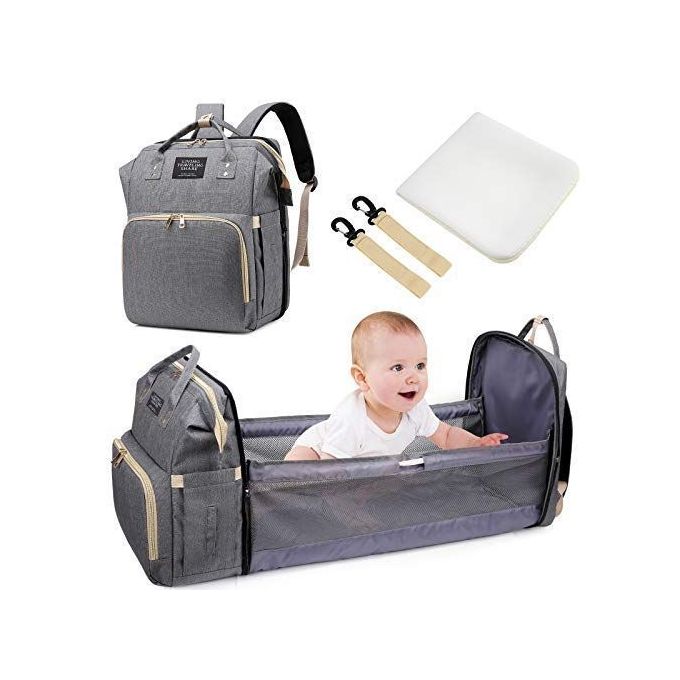 Generic Sac à Dos de Maternité lit Portable pliable pour Bébé, Porte bébé,  Sac de Voyage pour Nouveau-Né multifonction à prix pas cher