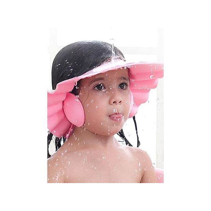 Generic Bonnet de douche pour bébé,Chapeau imperméable pour enfants protège  les oreilles et les yeux à prix pas cher
