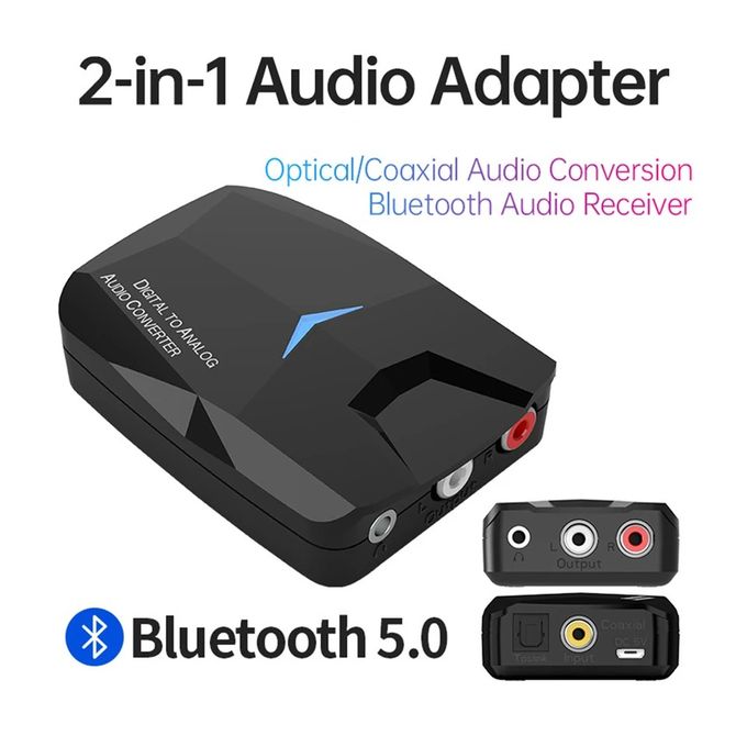 VENKFOR-Convertisseur audio numérique vers analogique, avec récepteur  compatible Bluetooth, radiateur audio sans fil pour HiFi stéréo, 192 ENTER  - AliExpress