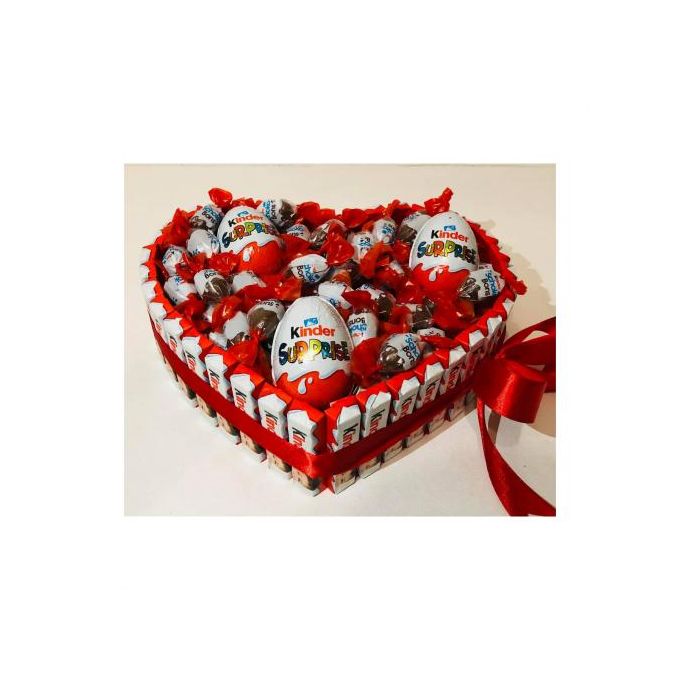 Kinder Coeur Gateau Cadeau D Anniversaire Original Cadeau De Saint Valentin Cadeau De Noel Cadeau Unique Bonbons Gateau Sweet Gif A Prix Pas Cher Jumia Maroc