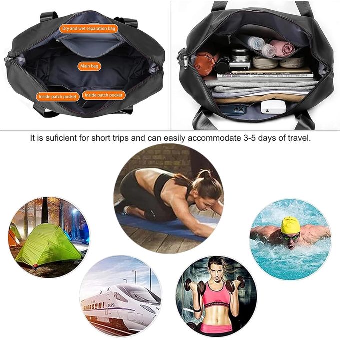 product_image_name-Generic-حقيبة سفر متعددة الاستخدامات للنساء، مساحة تخزين بديلة، مسافة قصيرة-3