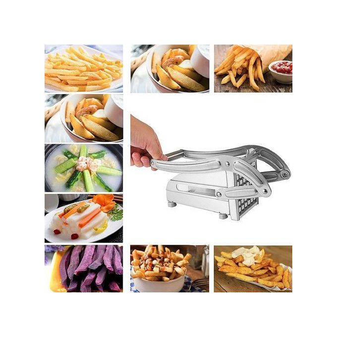 Generic Frites Coupeur, trancheur de légumes et Pommes de terre, Chipper  Chip Cutter, Acier inoxydable Potato Chipper à prix pas cher