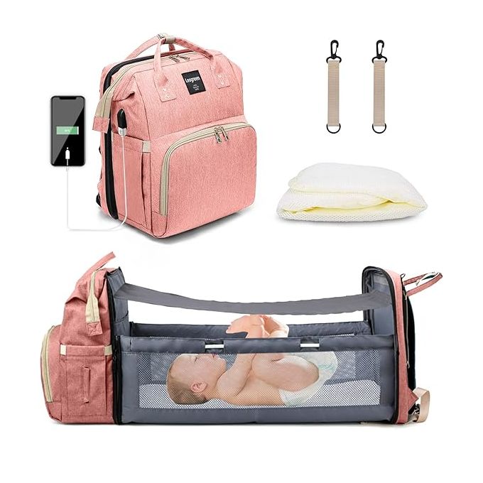 Generic Sac à couches pour bébé, sac à dos de lit pour maman, sac de maternité  pour poussette à prix pas cher