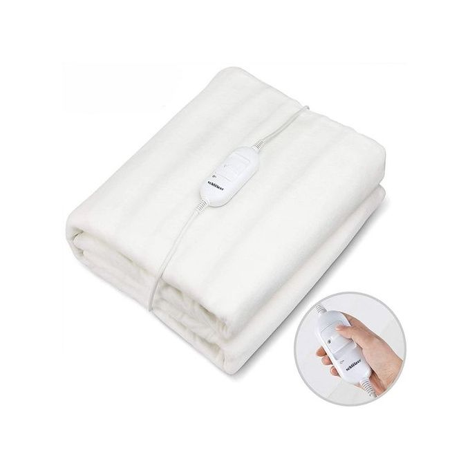 schlëizer Sous Matelas Chauffant Electrique 150*80 + Telecommande, 2 Niveau de température- Produit ALLEMAND