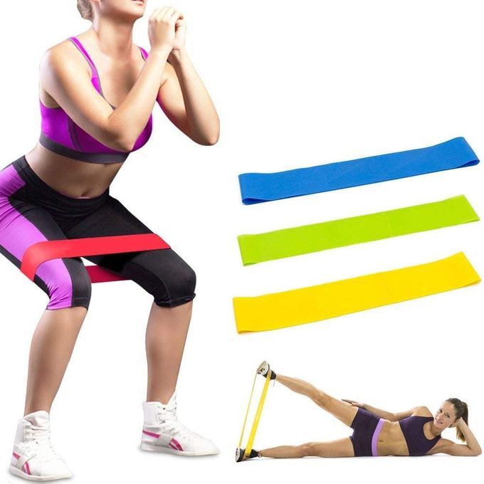 3 PIÈCES KIT BANDES ÉLASTIQUES EXERCICE SPORT