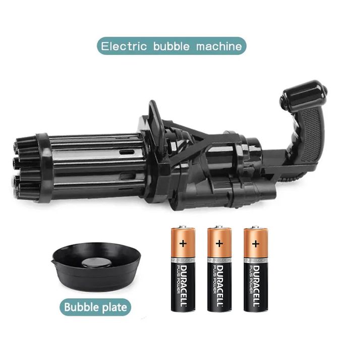Machine À Bulles De Savon Automatique Pour Enfants, 8 Trous, Gatling Bubble, Jouets D’extérieur Cool Pour L’été