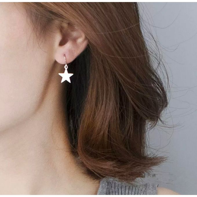 Generic 2 Boucle D'oreille femmes étoile en Argent Bijoux-2020 à prix pas  cher