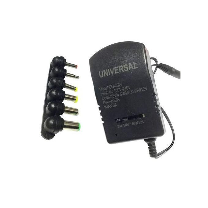 Adaptateur Secteur Universel 30W - Sorties Multiples 12V, 9V, 7.5V, 6V