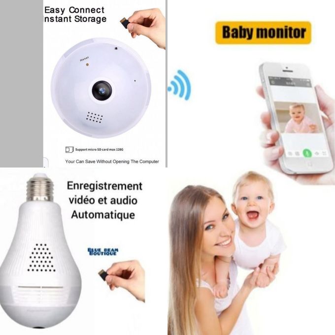 New Wifi caméra enregistrement vidéo audio automatique