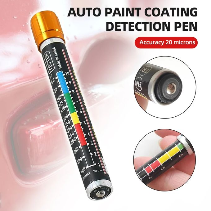 HURRISE Testeur d'épaisseur de peinture magnétique pour carrosserie voiture  - Cdiscount Auto