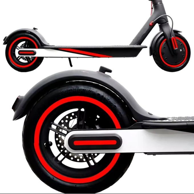 Roue skate,Autocollant réfléchissant de protection pour moyeu de roue
