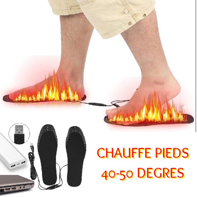 Mini chauffage radiateur pour les pieds - semelles chauffantes usb
