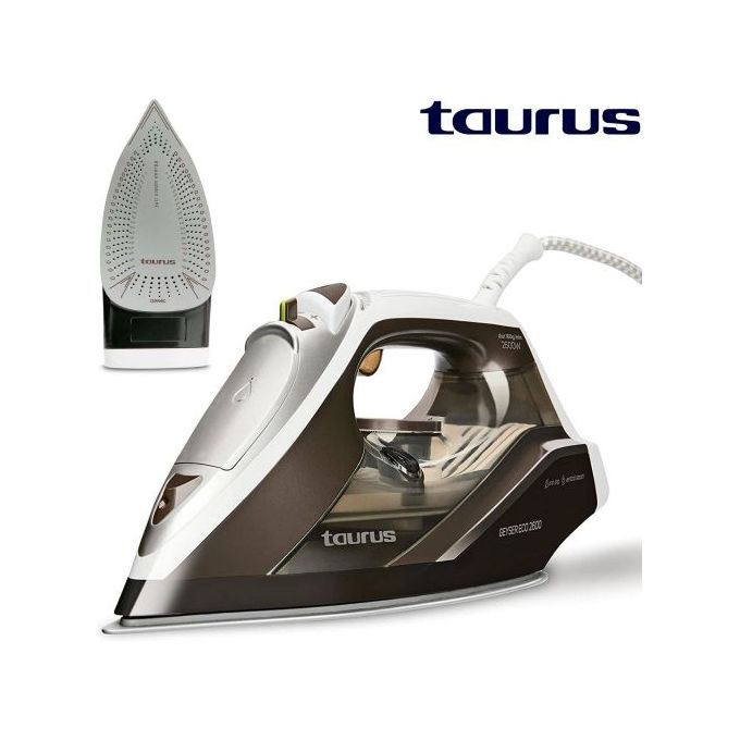Geyser Eco 2600 Fer à repasser semelle titane ultra glissante Fonction pressing 160g/min