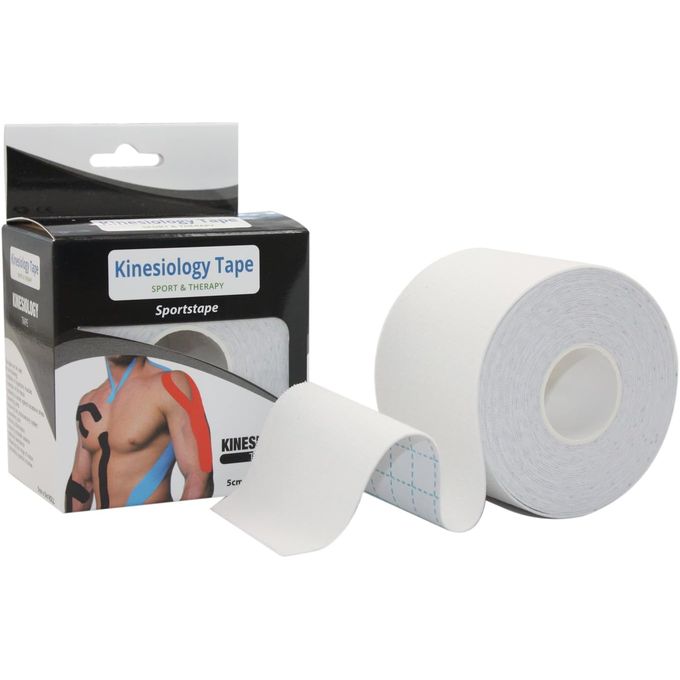 Kinesiology Tape Bande Elastique de Kinésiologie 5cm x 5m Adhésif Résistant  à L'eau à prix pas cher