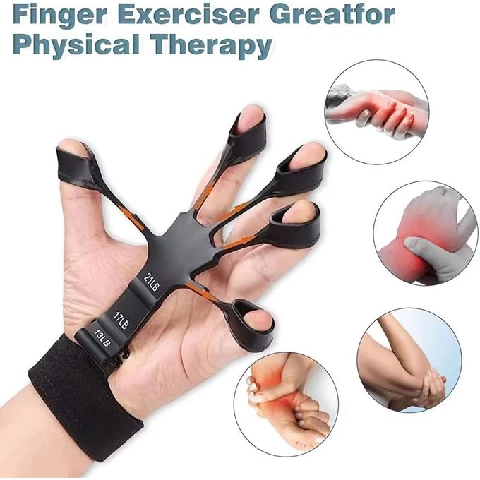 Nouvelle Pince À Main Silicone Doigt Extenseur Poignée Poignet Force  Formateur Exercice Bandes De Résistance Fitness Du 6,64 €