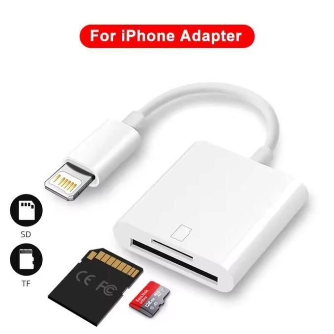 Lecteur De Carte SD Pour IPhone/iPad - Double Fente SD + MicroSD (jusqu'à 1To), Transfert Haute Vitesse Plug & Play - Compatible IOS 13+ - 3