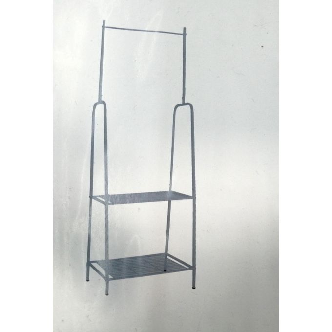 Generic Portant De Vetements 2 Etageres Et 1 Barre De Penderie 60