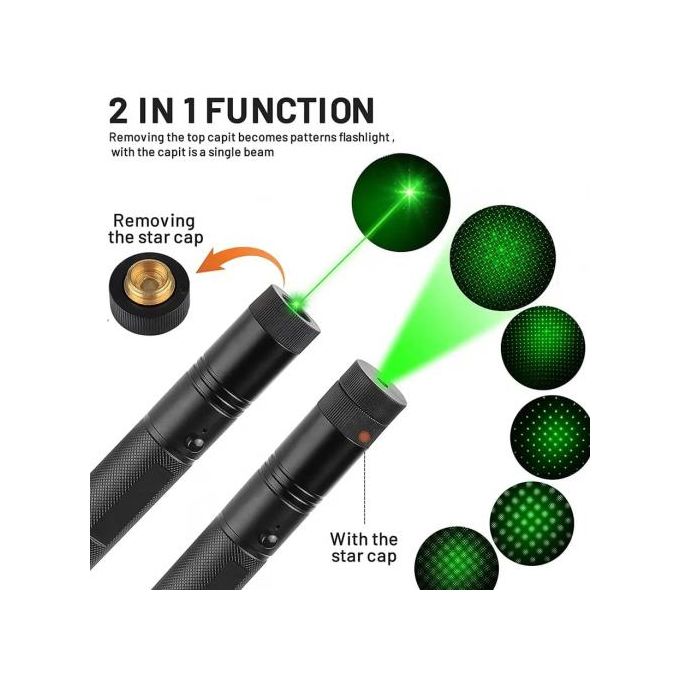 Pointeur Laser Vert 1 Pièce 10000m Chargement USB Batterie - Temu France