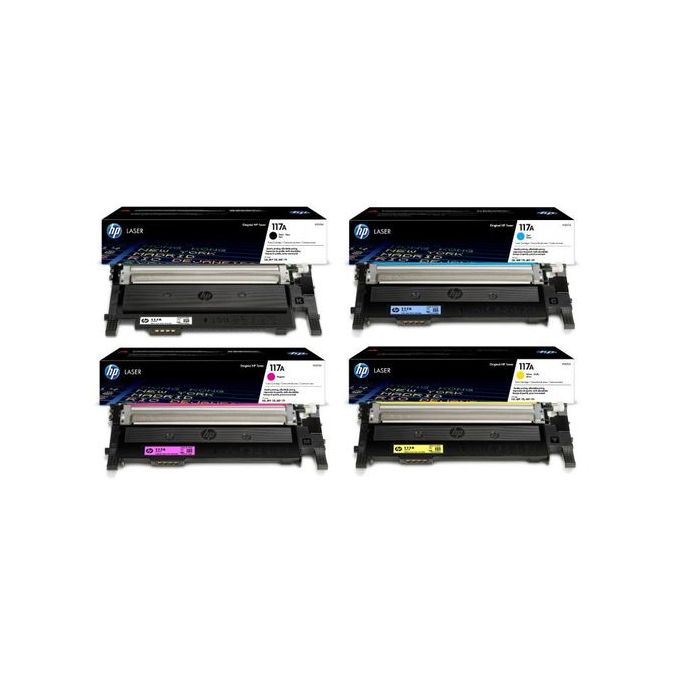 HP Color laser 150nw Toners (Laser) Modèle d'imprimante Autres modèles  Marque 123encre remplace HP 117A (W2070A) toner - noir